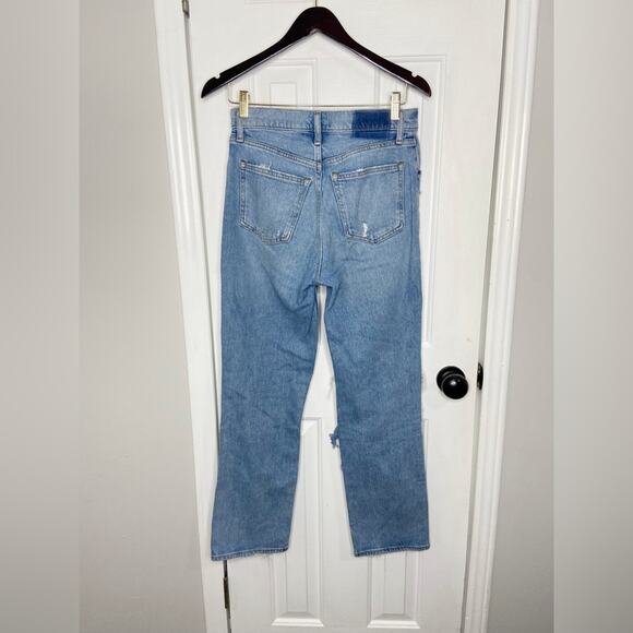 Abercrombie & Fitch The 90s Straight Ultra High Rise Jeans Size 2/26 Petite - Picture 3 of 3